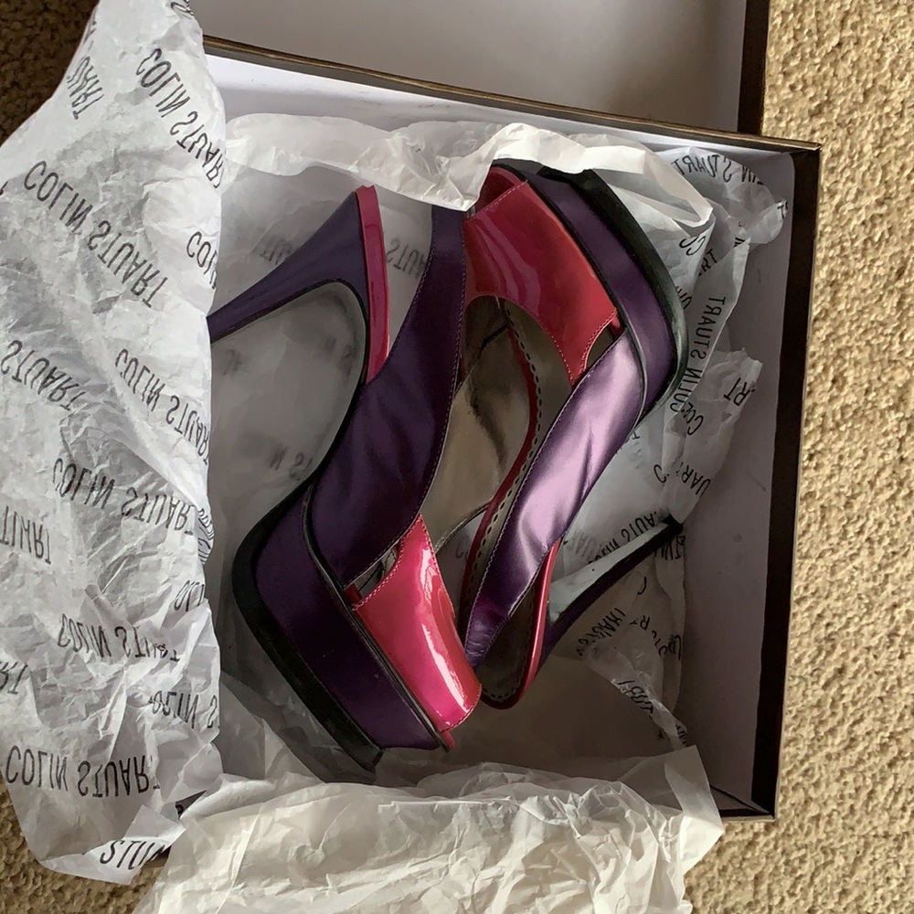 Bebe shoes in purple.